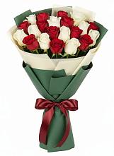 Букет Микс из красных и белых роз #REPLACE_PRED# Колывани