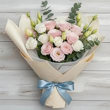 Букет цветов из:  Лизиантусы в Колывани