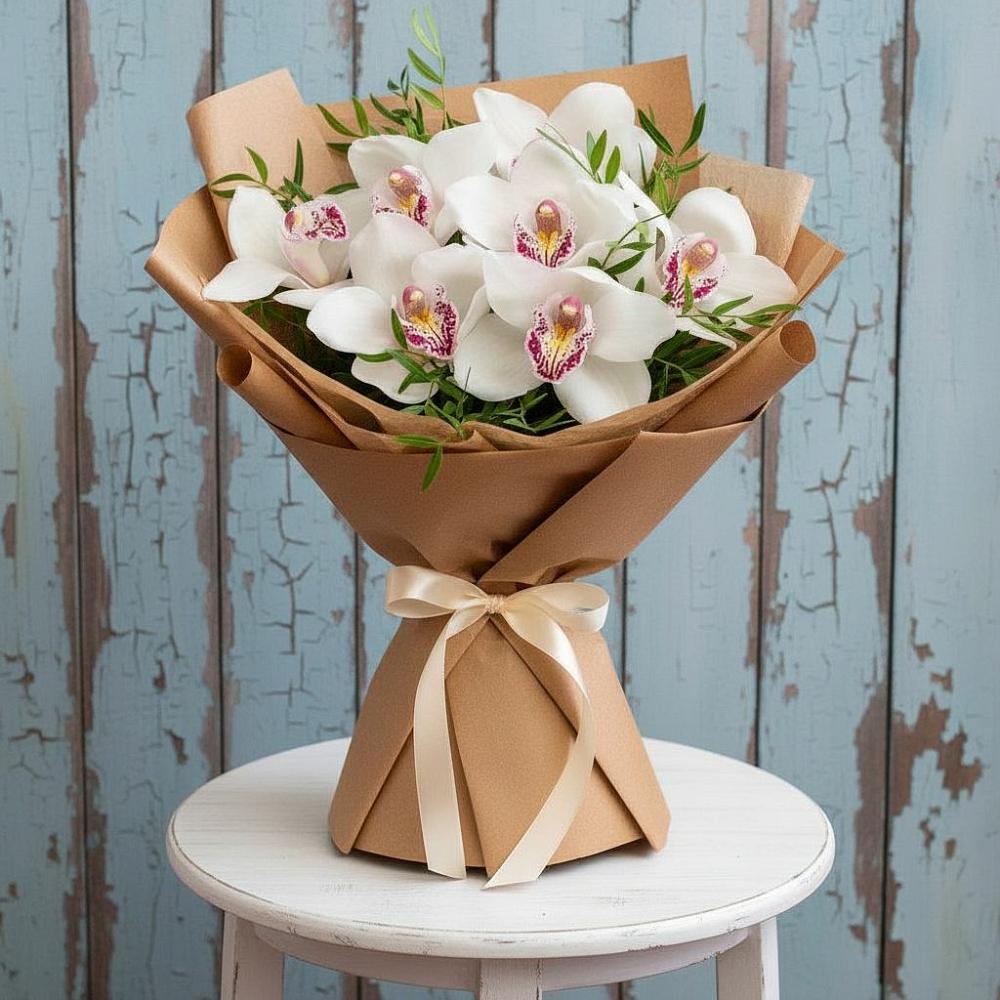 Букет цветов из: Орхидеи и Розы в Колывани