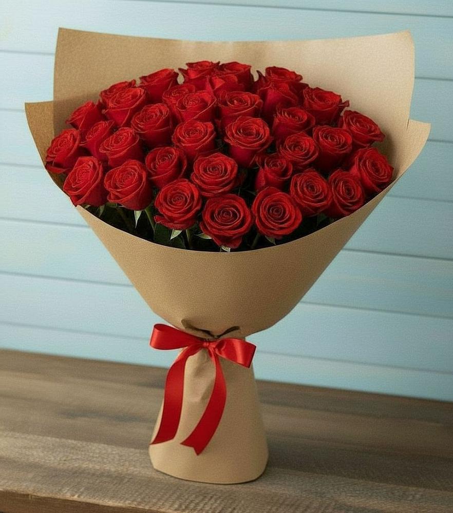 Букет Красные розы Милано в Колывани