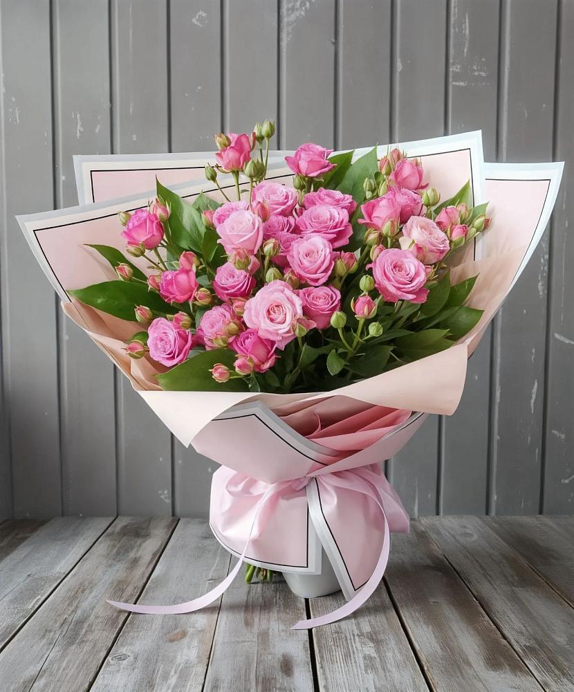 Букет Розовый кустик в Колывани