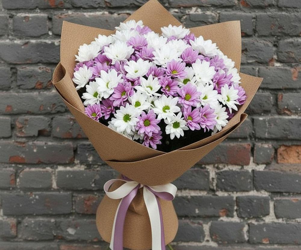 Букет цветов из: Хризантемы в Колывани