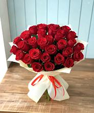 Букет 29 Красных роз в Колывани