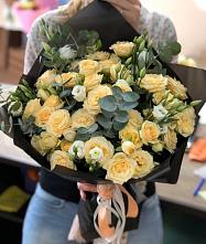 Букет цветов из:  Розы и Лизиантусы #REPLACE_PRED# Колывани