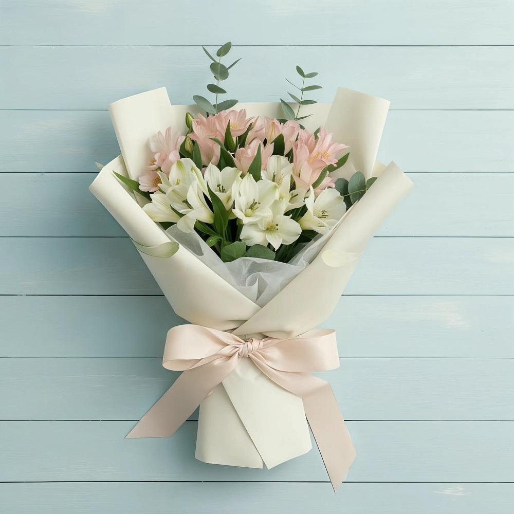 Букет цветов из: Альстромерии в Колывани