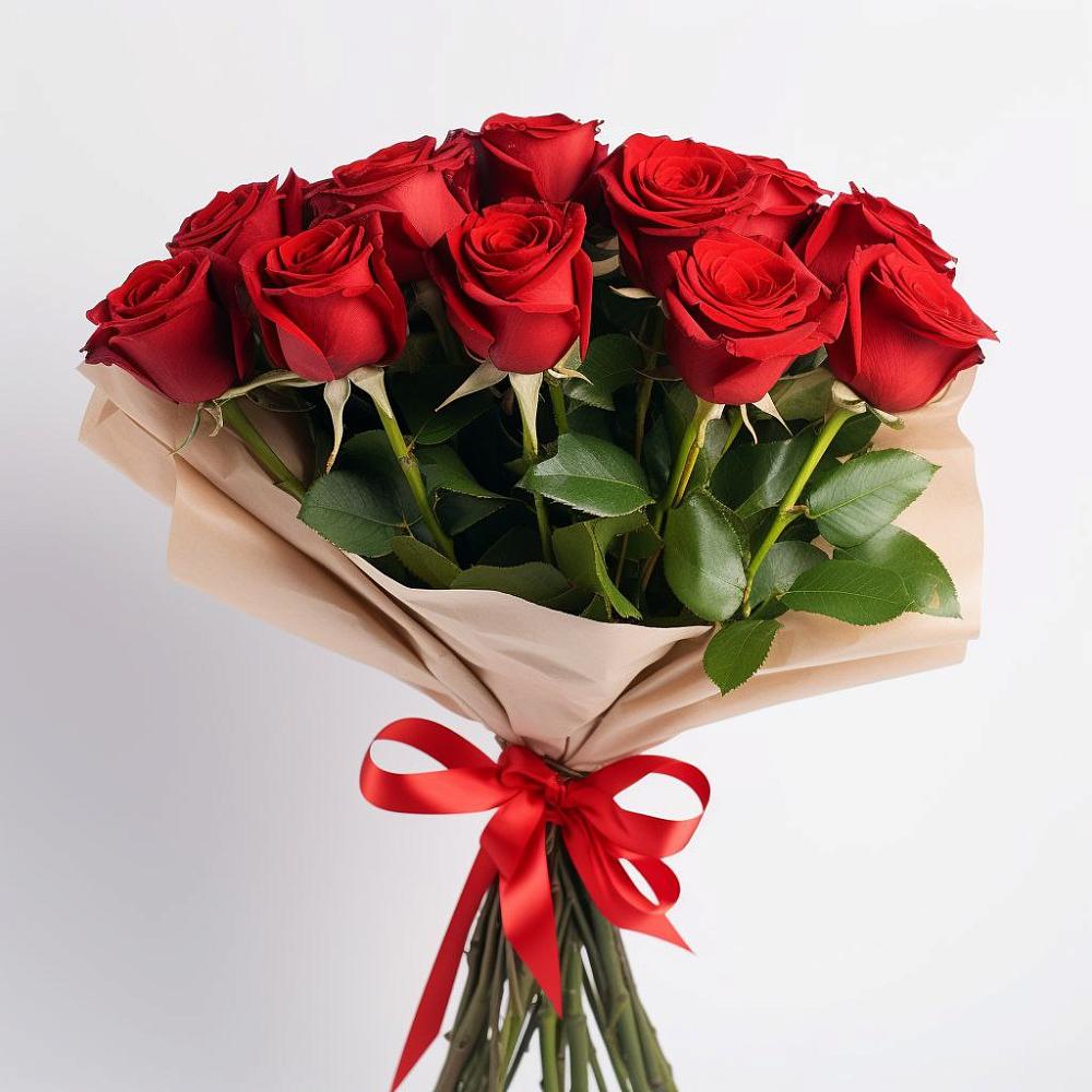 Букет 11 Красных роз Эдлесс Лав в Колывани