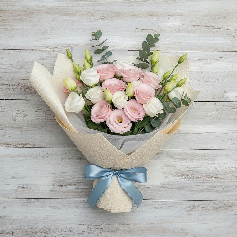 Букет цветов из: Лизиантусы в Колывани